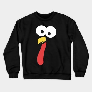 Turkey Face Crewneck Sweatshirt